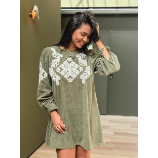 Robe Orphélie - Kaki