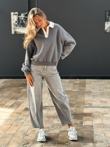 Jeans Ilanka - Gris foncé