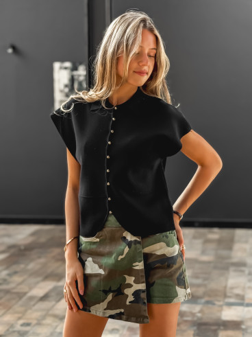 Gilet Moyana - Noir