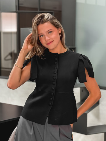 Blouse Lucine - Noir