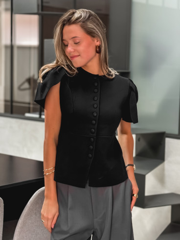 Blouse Lucine - Noir