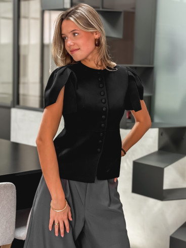 Blouse Lucine - Noir