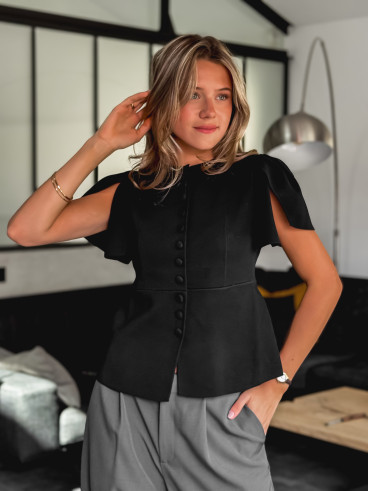 Blouse Lucine - Noir