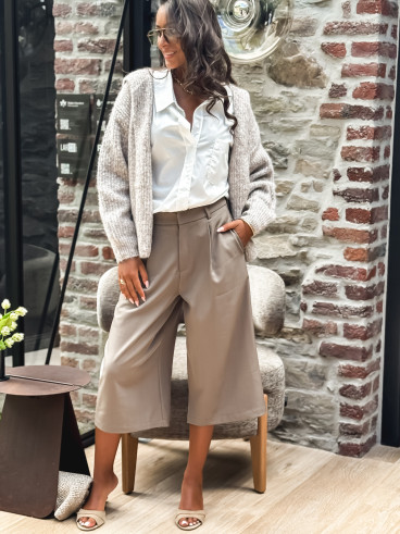 Pantacourt Lalita - Taupe Pantacourt Lalita - Taupe