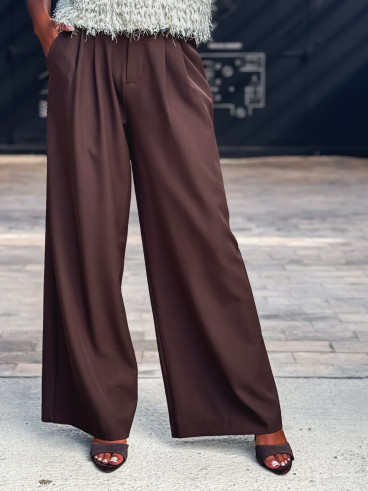 Pantalon Maëline - Chocolat
