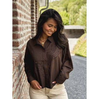 Chemise Ania - Chocolat