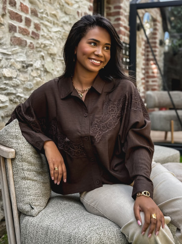 Chemise Ania - Chocolat