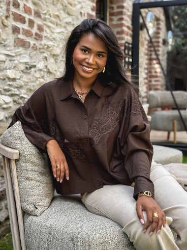 Chemise Ania - Chocolat