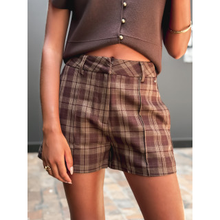 Short Zinnia - Marron