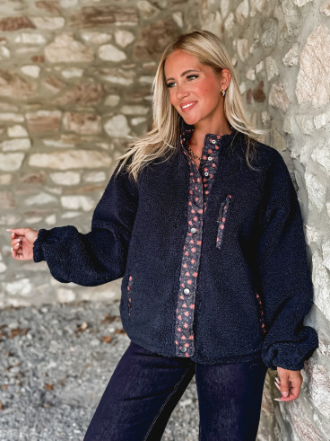 Veste réversible Sihanna - Bleu marine