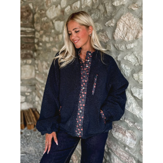 Veste réversible Sihanna - Bleu marine
