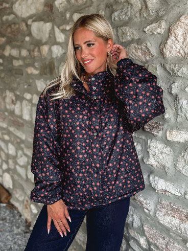 Veste réversible Sihanna - Bleu marine Veste réversible Sihanna - Bleu marine