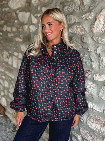 Veste réversible Sihanna - Bleu marine Veste réversible Sihanna - Bleu marine