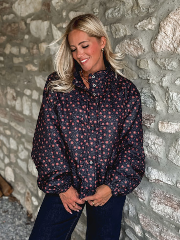Veste réversible Sihanna - Bleu marine Veste réversible Sihanna - Bleu marine