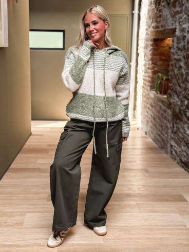 Pull Ophélie - Kaki Pull Ophélie - Kaki