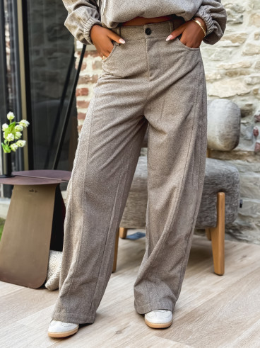 Pantalon Aséa - Taupe