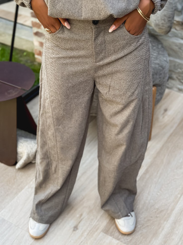 Pantalon Aséa - Taupe