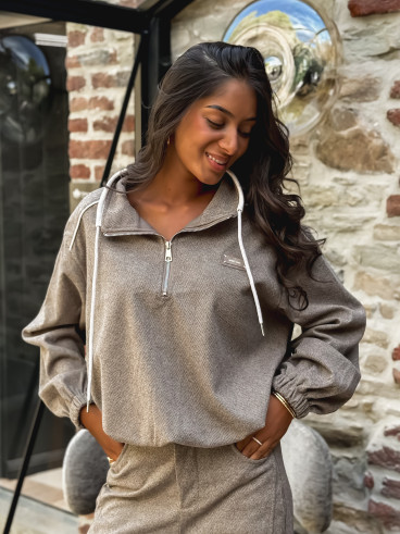 Pull Aséa - Taupe