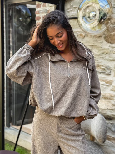Pull Aséa - Taupe