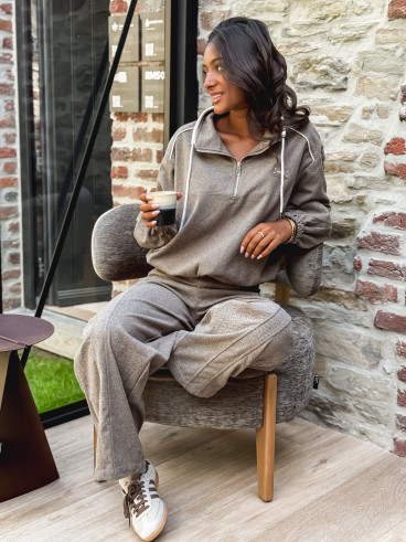 Pull Aséa - Taupe