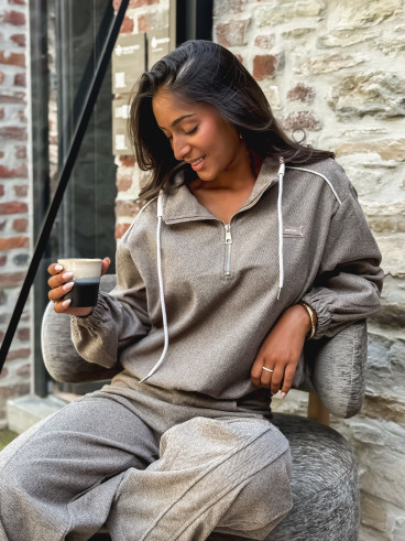 Pull Aséa - Taupe