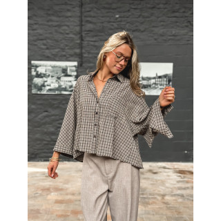 Chemise à carreaux Elinor - Chocolat