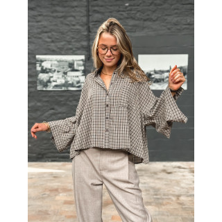 Chemise à carreaux Elinor - Chocolat
