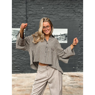 Chemise à carreaux Elinor - Chocolat