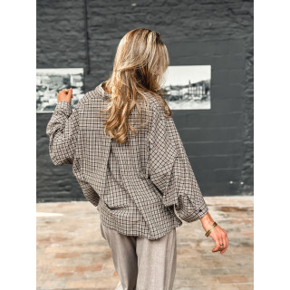 Chemise à carreaux Elinor - Chocolat
