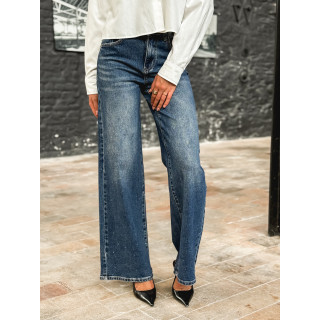 Jeans à strass Jeana - Bleu