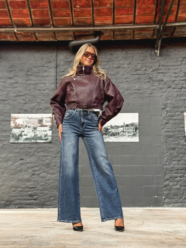 Jeans à strass Jeana - Bleu