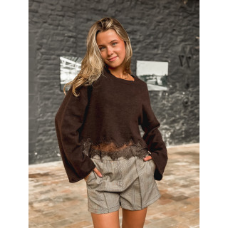 Pull Milanya - Chocolat