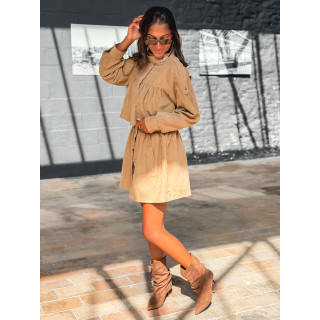 Robe courte Kenna - Beige sable