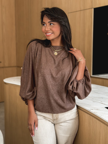 Blouse Cerys - Taupe Blouse Cerys - Taupe