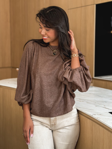 Blouse Cerys - Taupe Blouse Cerys - Taupe