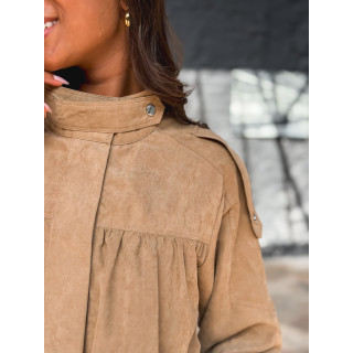 Robe courte Kenna - Beige sable