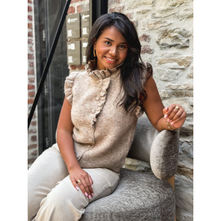 Gilet sans manches Romie - Taupe