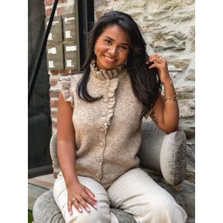 Gilet sans manches Romie - Taupe