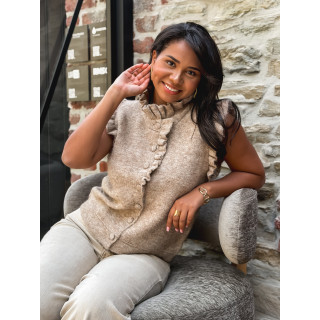 Gilet sans manches Romie - Taupe