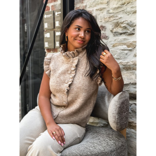 Gilet sans manches Romie - Taupe