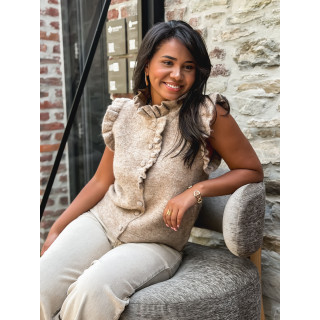 Gilet sans manches Romie - Taupe