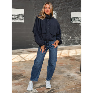 Veste courte Iliana - Bleu marine