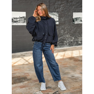 Veste courte Iliana - Bleu marine