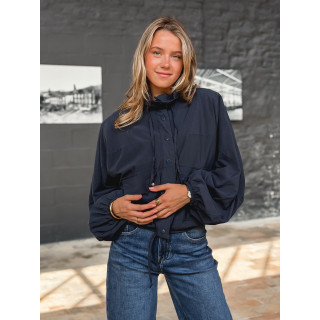Veste courte Iliana - Bleu marine