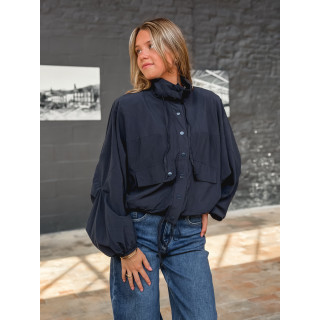 Veste courte Iliana - Bleu marine