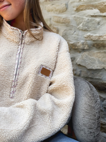 Pull en teddy Avia - Beige Pull en teddy Avia - Beige