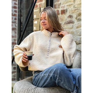 Pull en teddy Avia - Beige