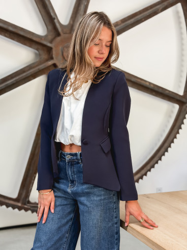 Blazer Mounia - Bleu marine Blazer Mounia - Bleu marine