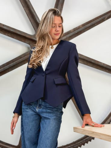 Blazer Mounia - Bleu marine Blazer Mounia - Bleu marine