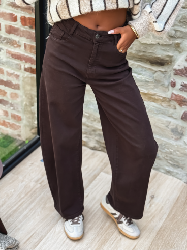 Jeans Mollia - Chocolat Jeans Mollia - Chocolat
